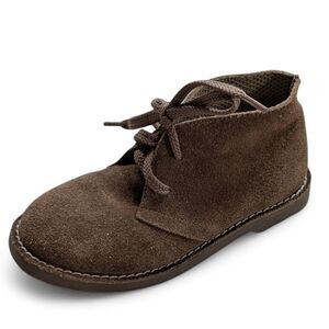 J.Crew / Crewcuts, Mossy Brown Suede Chukka Boots. Size 1